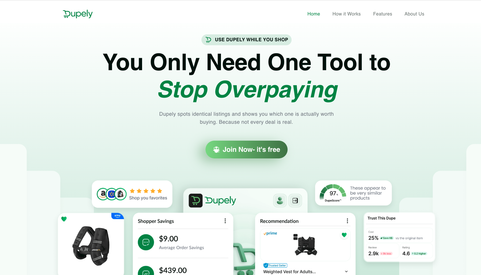 Dupely — stop overpaying with DupeScore on dupely.io
